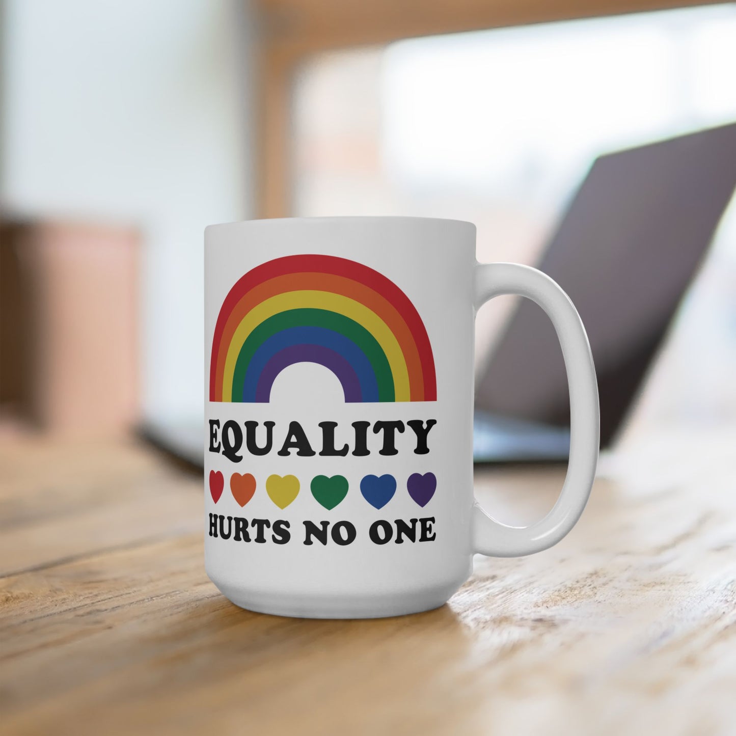Rainbow Equality Ceramic Mug