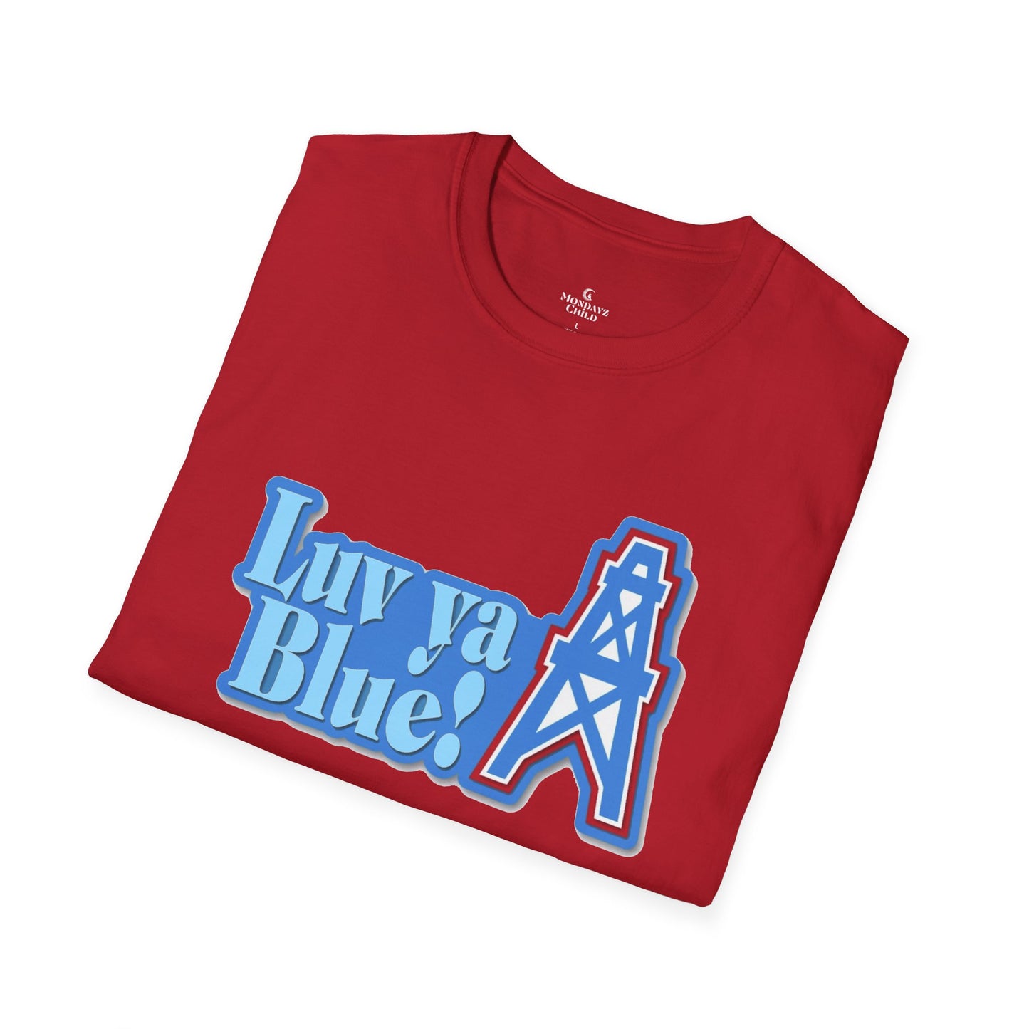 Houston Oilers ‘Luv Ya Blue’ Unisex Tee