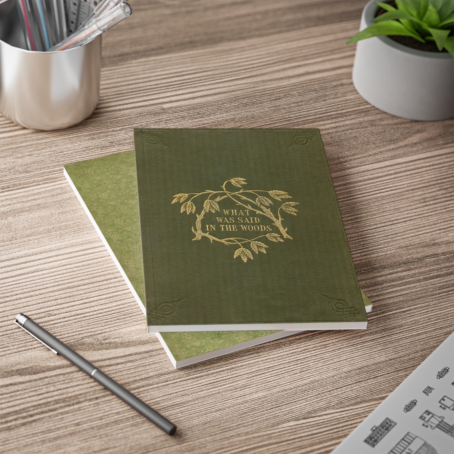 “…In the Woods” Softcover Notebook