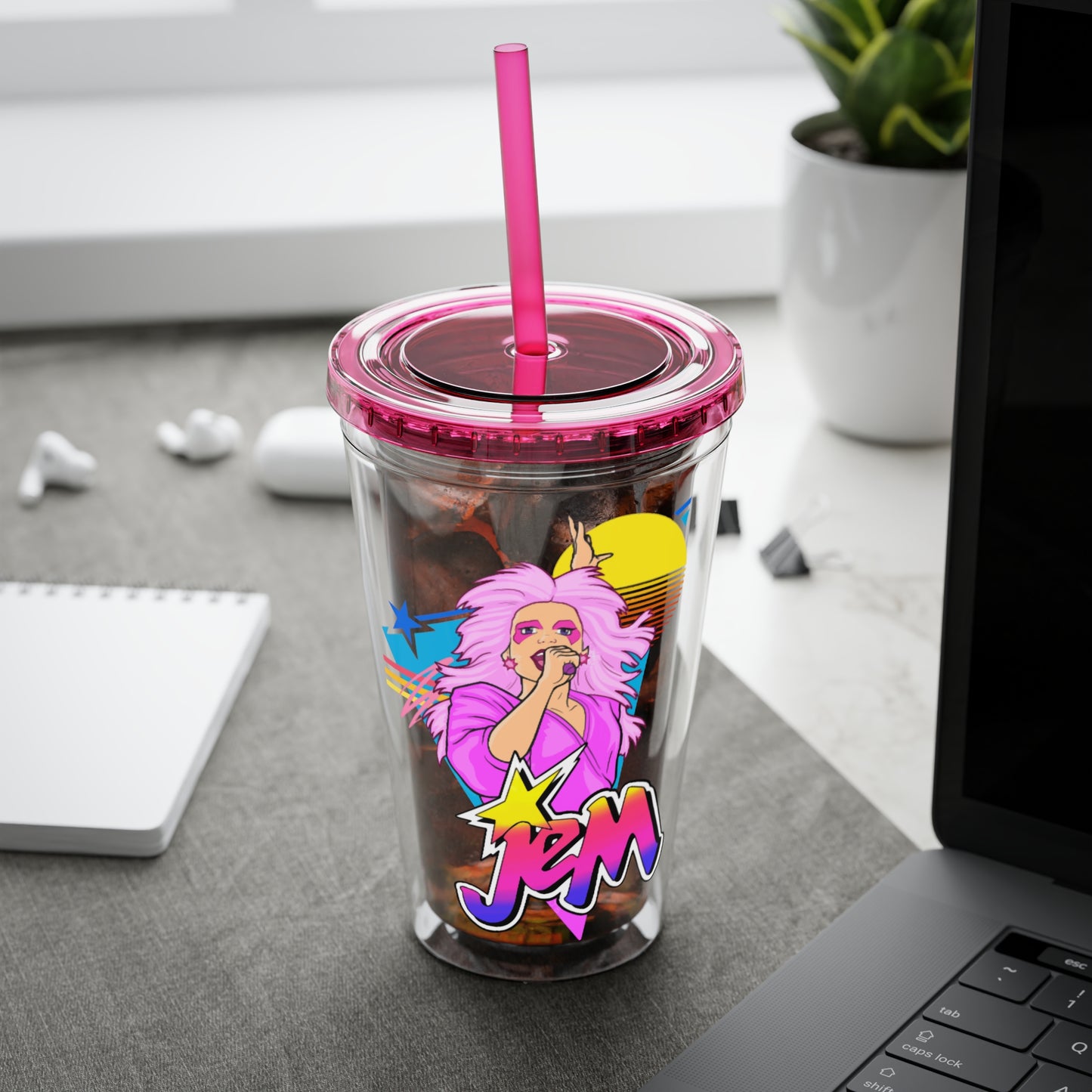 Jem and the Holograms Truly Outrageous Tumbler, 16oz