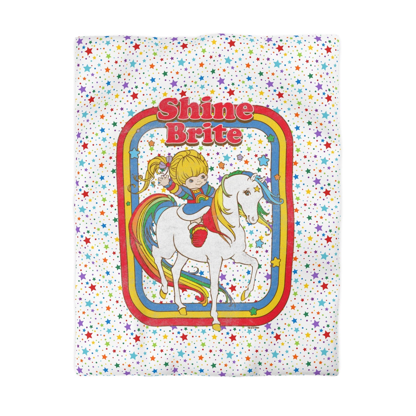 Rainbow Brite and Starlite Duvet Cover