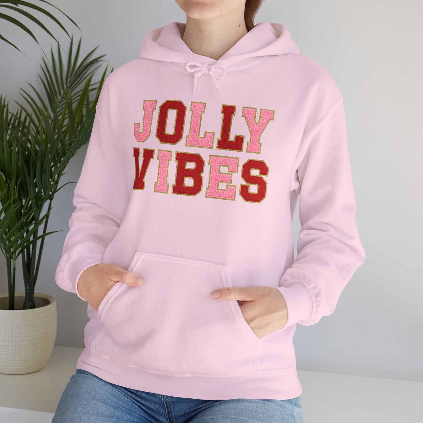 Christmas Unisex Hoodie: ‘Jolly Vibes’