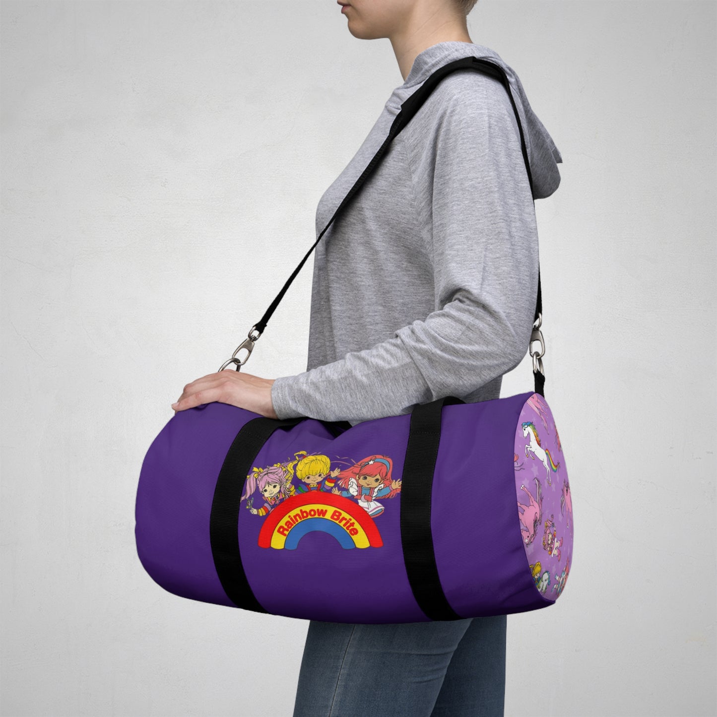 Rainbow Brite, Stormy, Tickled Pink Duffel Bag