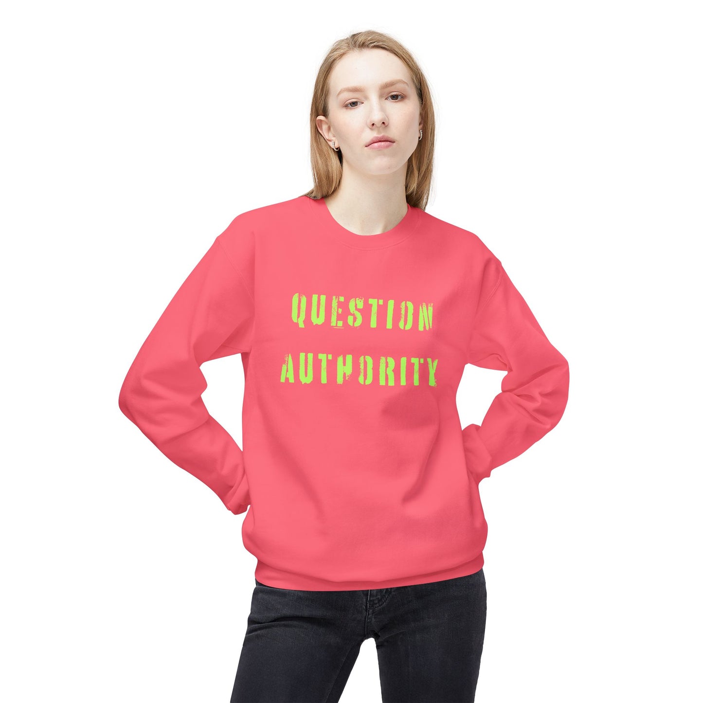 QUESTION AUTHORITY Unisex Sweatshirt