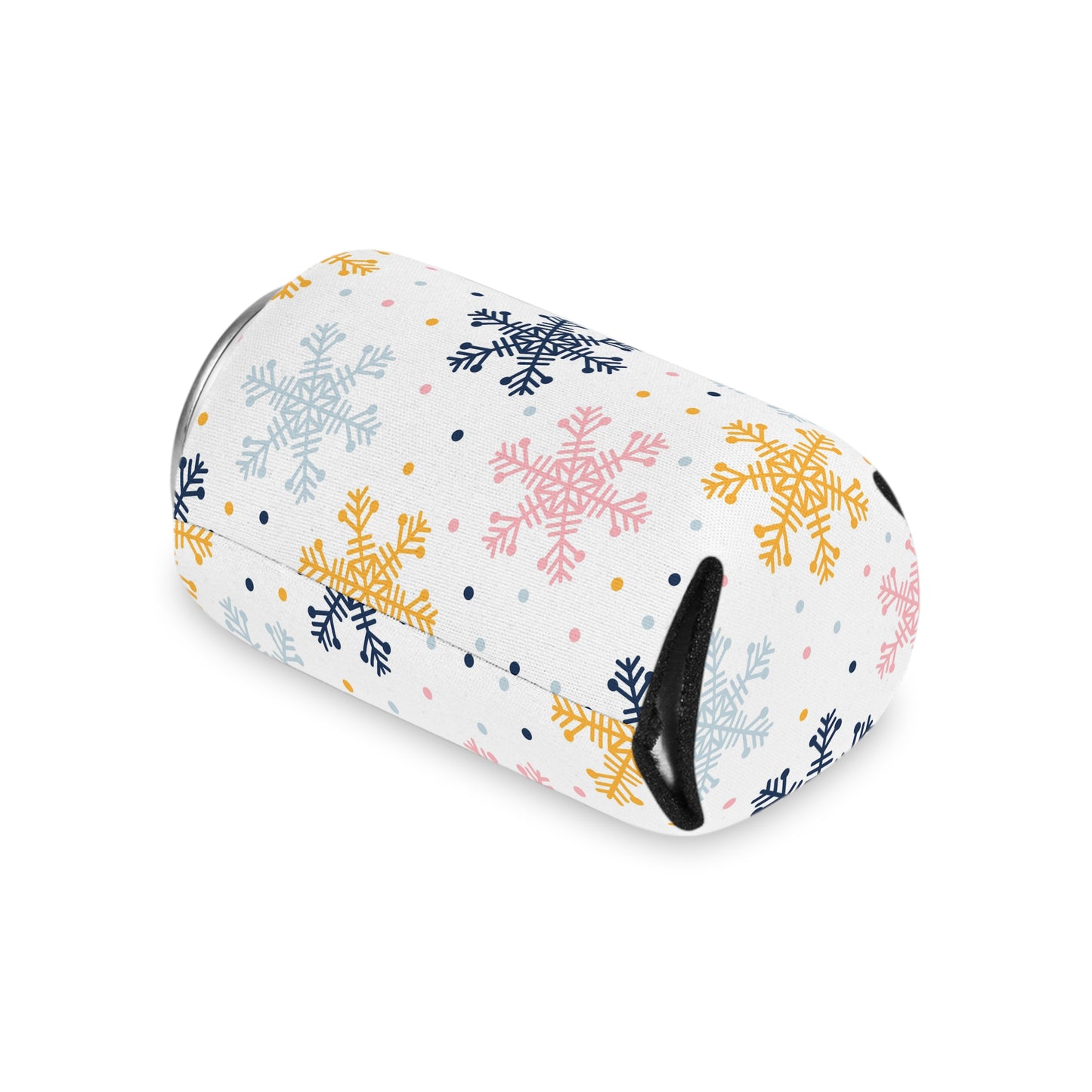 Can Cooler, Standard or Slim Size - Sweet Snowflakes