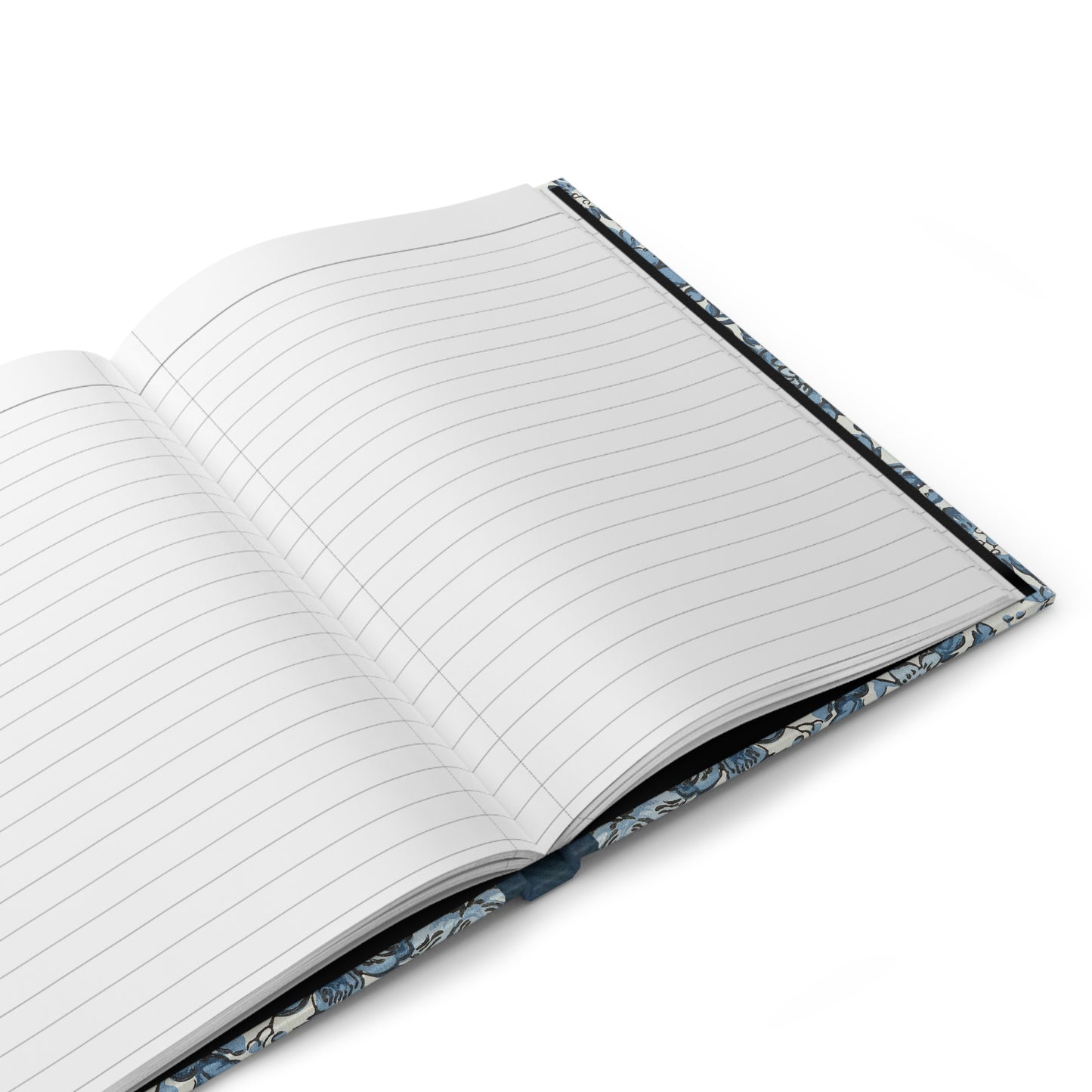 Hardcover Journal - Blue Posies
