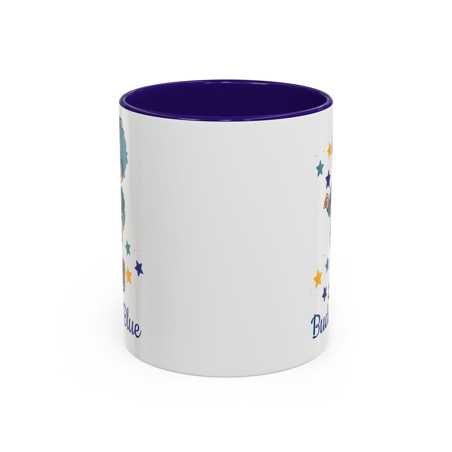 Rainbow Brite Color Kids Ceramic Mug - Buddy Blue, 11oz/15oz