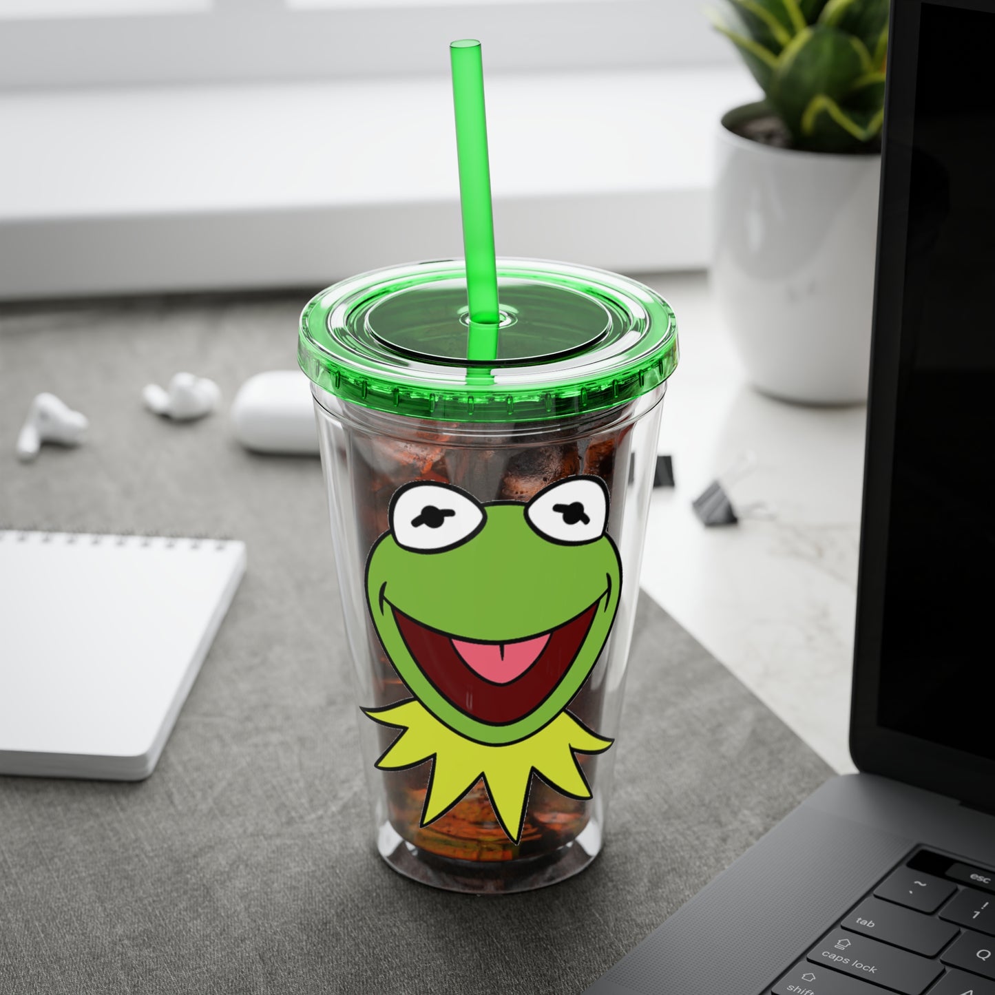 The Muppets 16oz Straw Tumbler — Kermit the Frog
