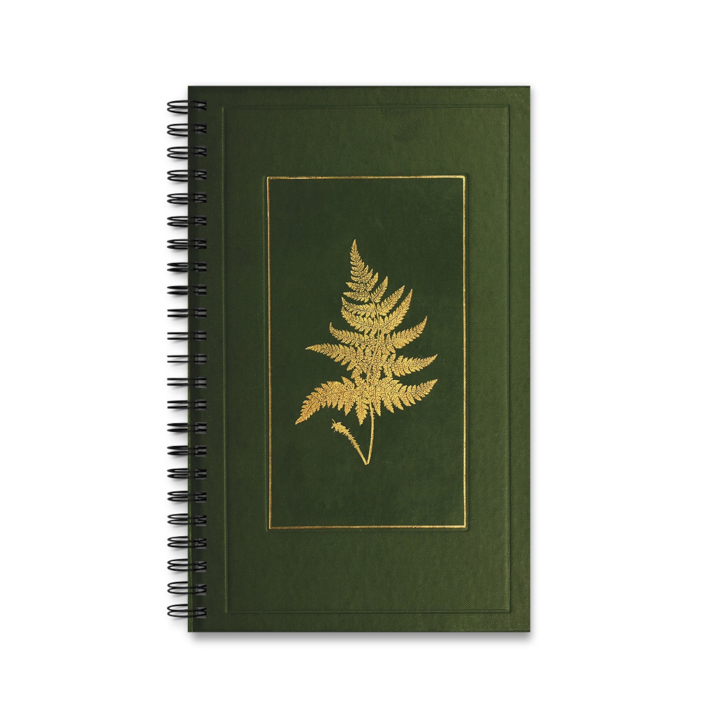 Woodland Fern Spiral Journal | Blank, Dot Grid, Lined, Task