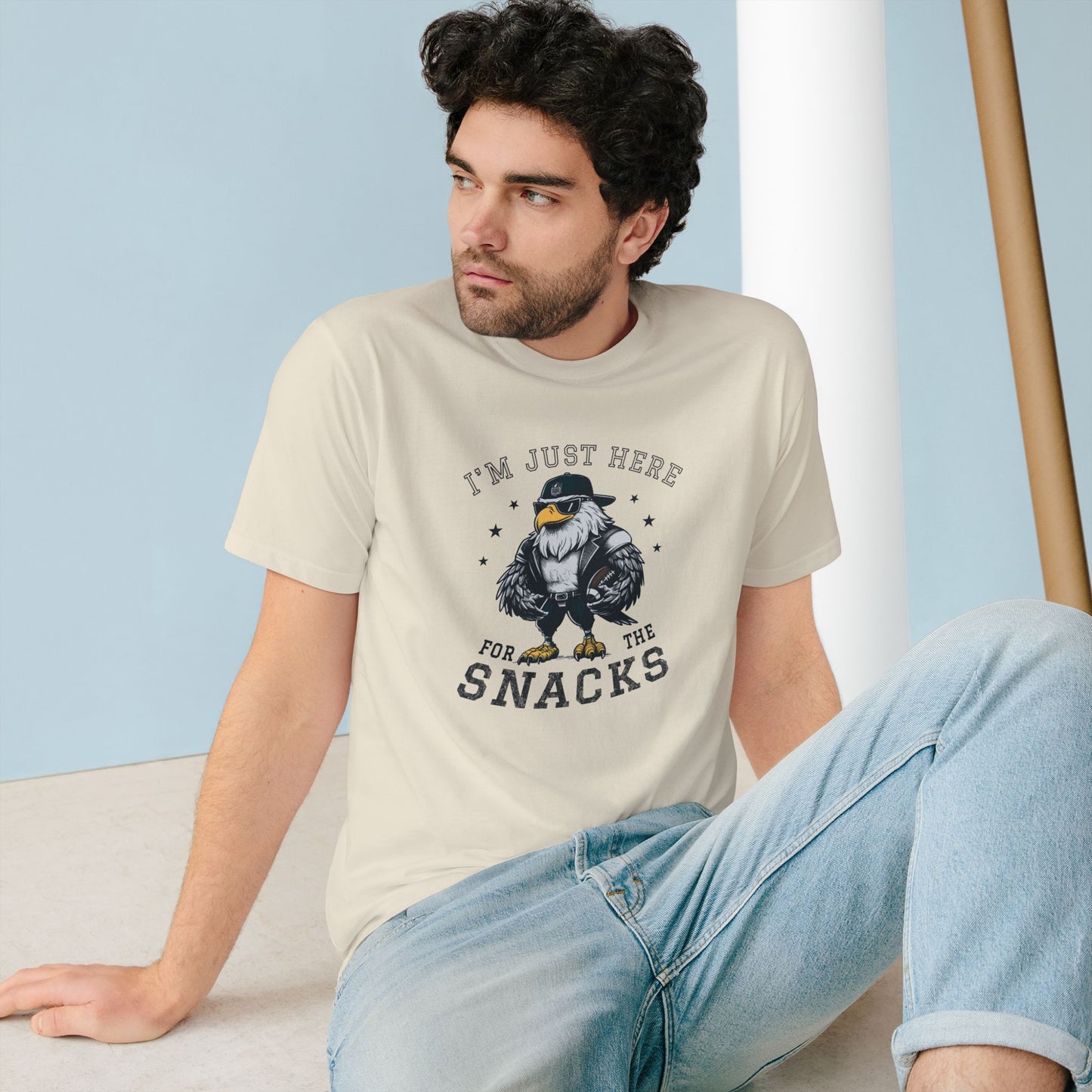 Organic Unisex Tee - Eagles Snacks