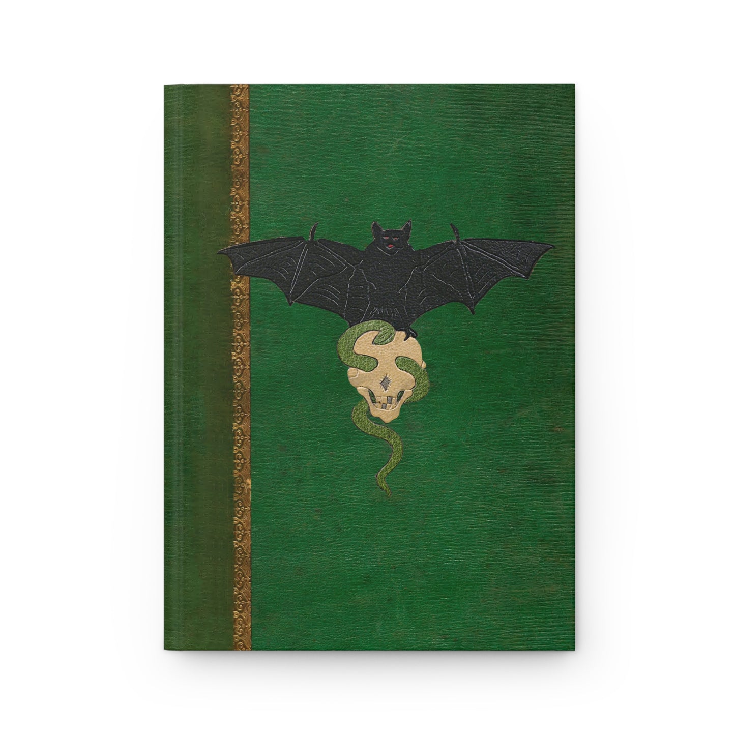 Bat & Skull Hardcover Lined Journal