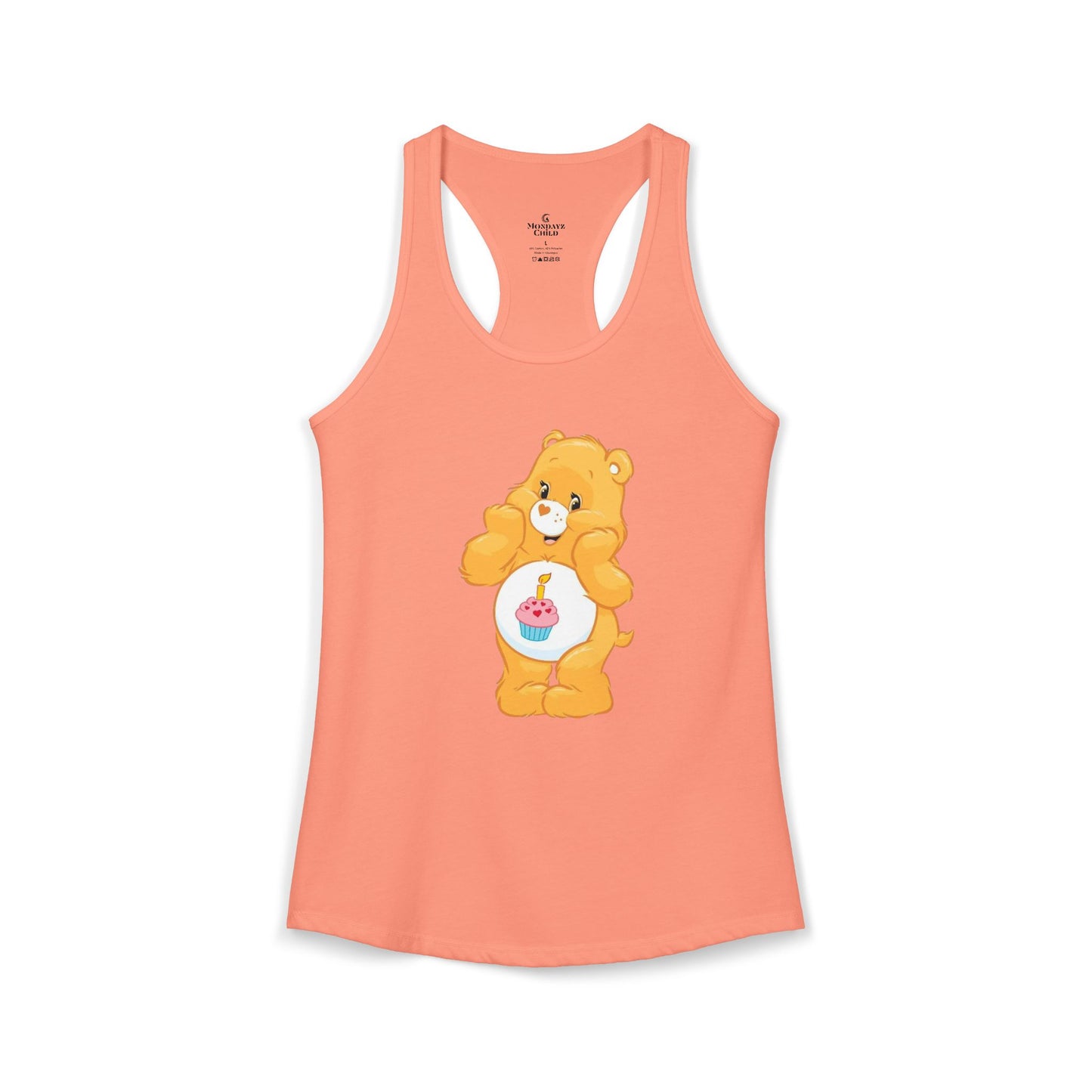 Care Bears Birthday Bear Women's Racerback Tank