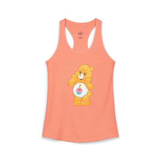 Care Bears Birthday Bear Women's Racerback Tank