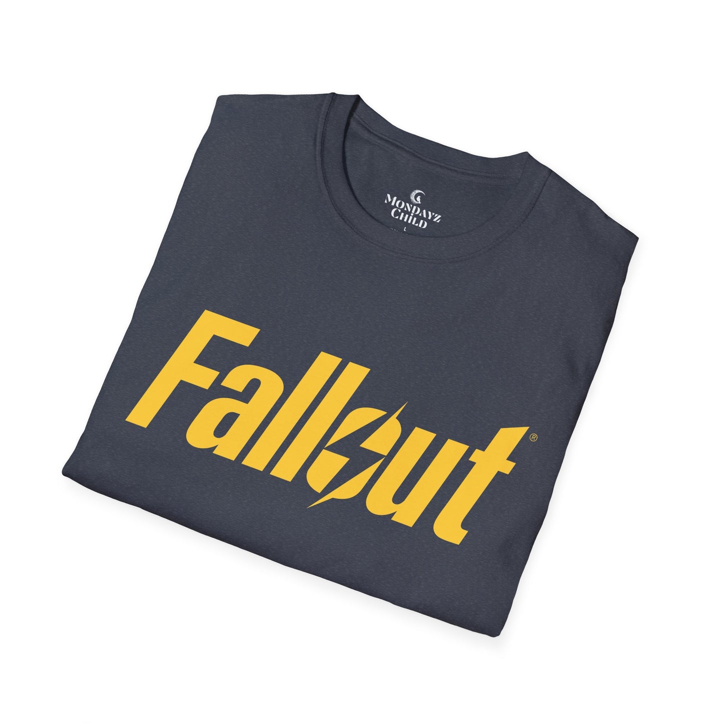 Fallout Logo Unisex T-Shirt - Navy or Heather Gray