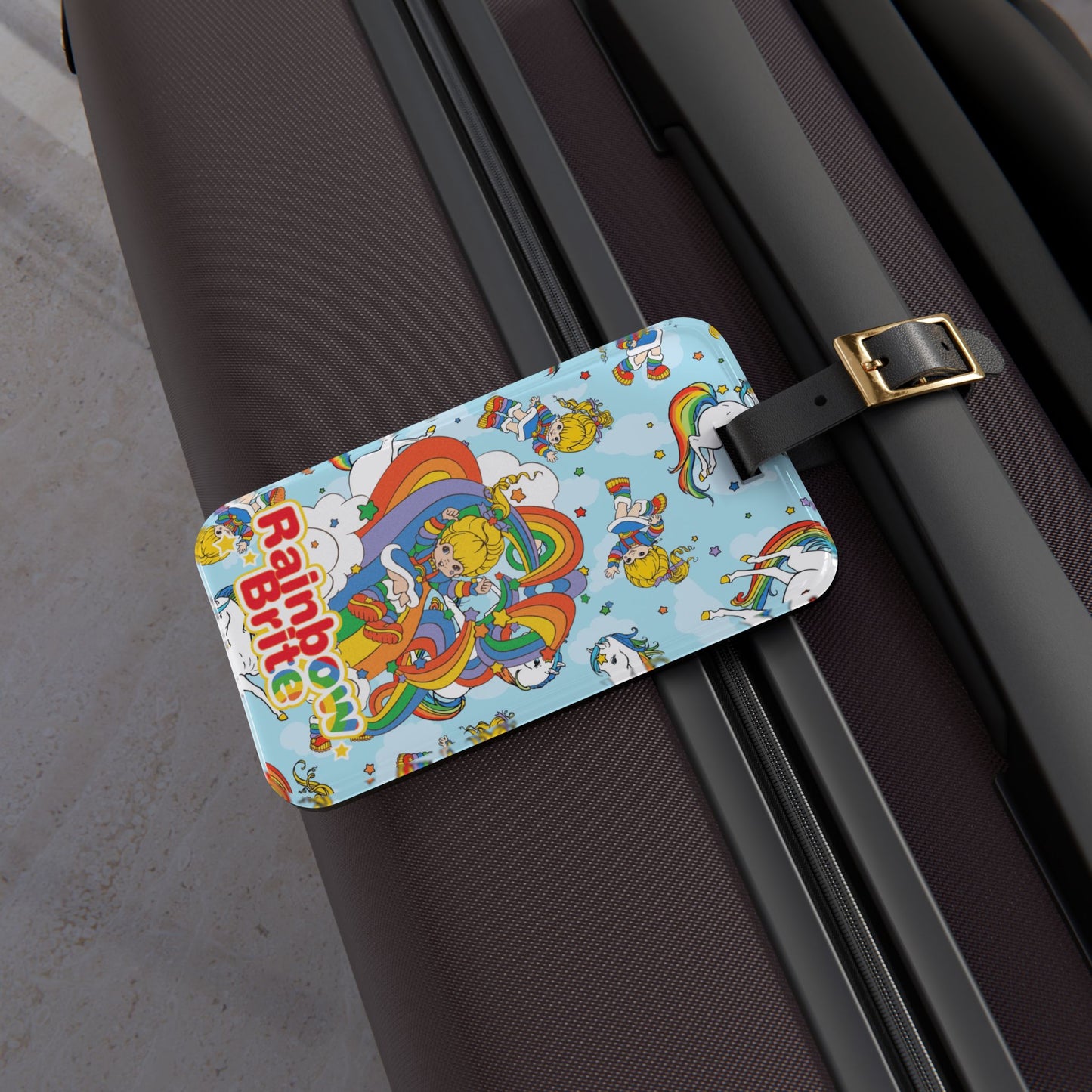 Rainbow Brite Logo Luggage Tag
