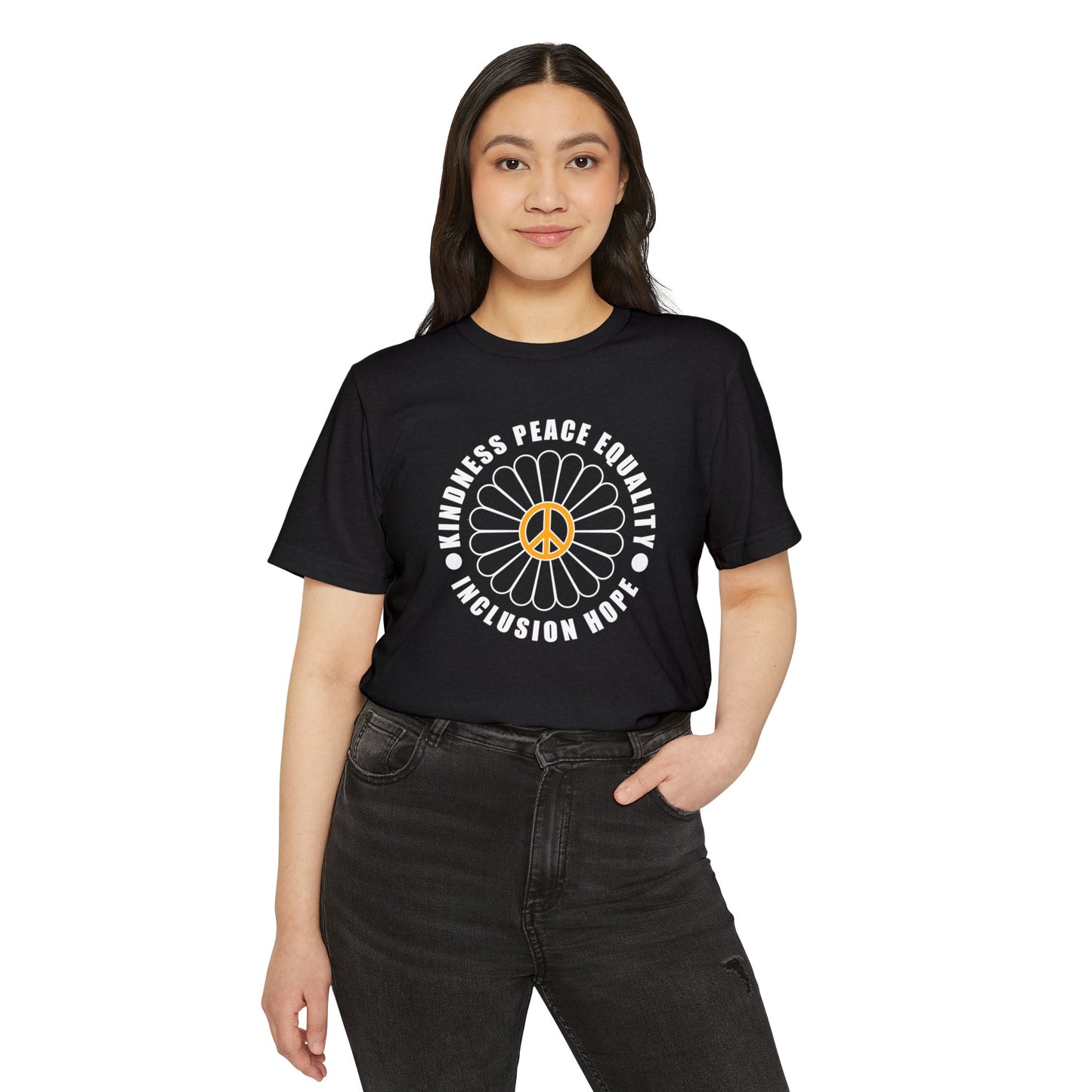 Eco-Friendly Unisex Tee - Kindness & Peace