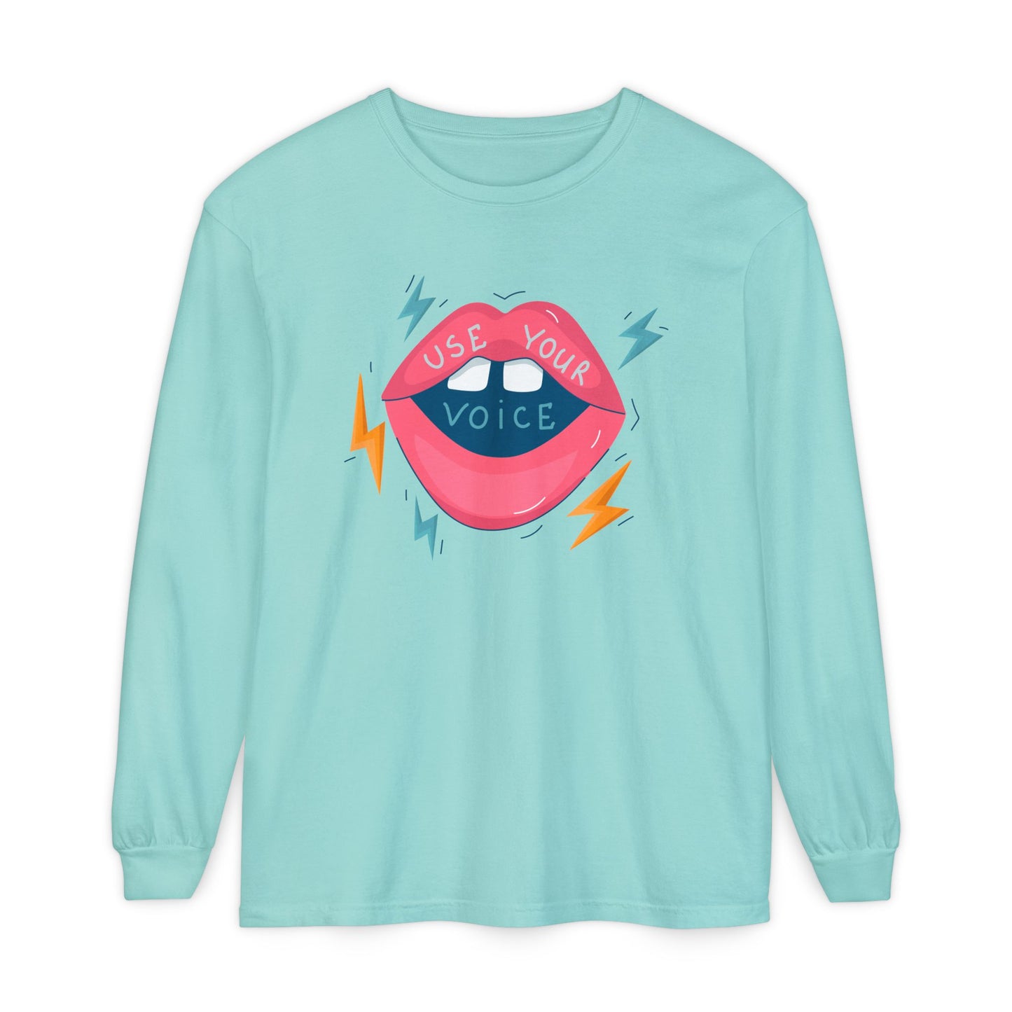 ‘Use Your Voice…’ Unisex Long Sleeve Tee