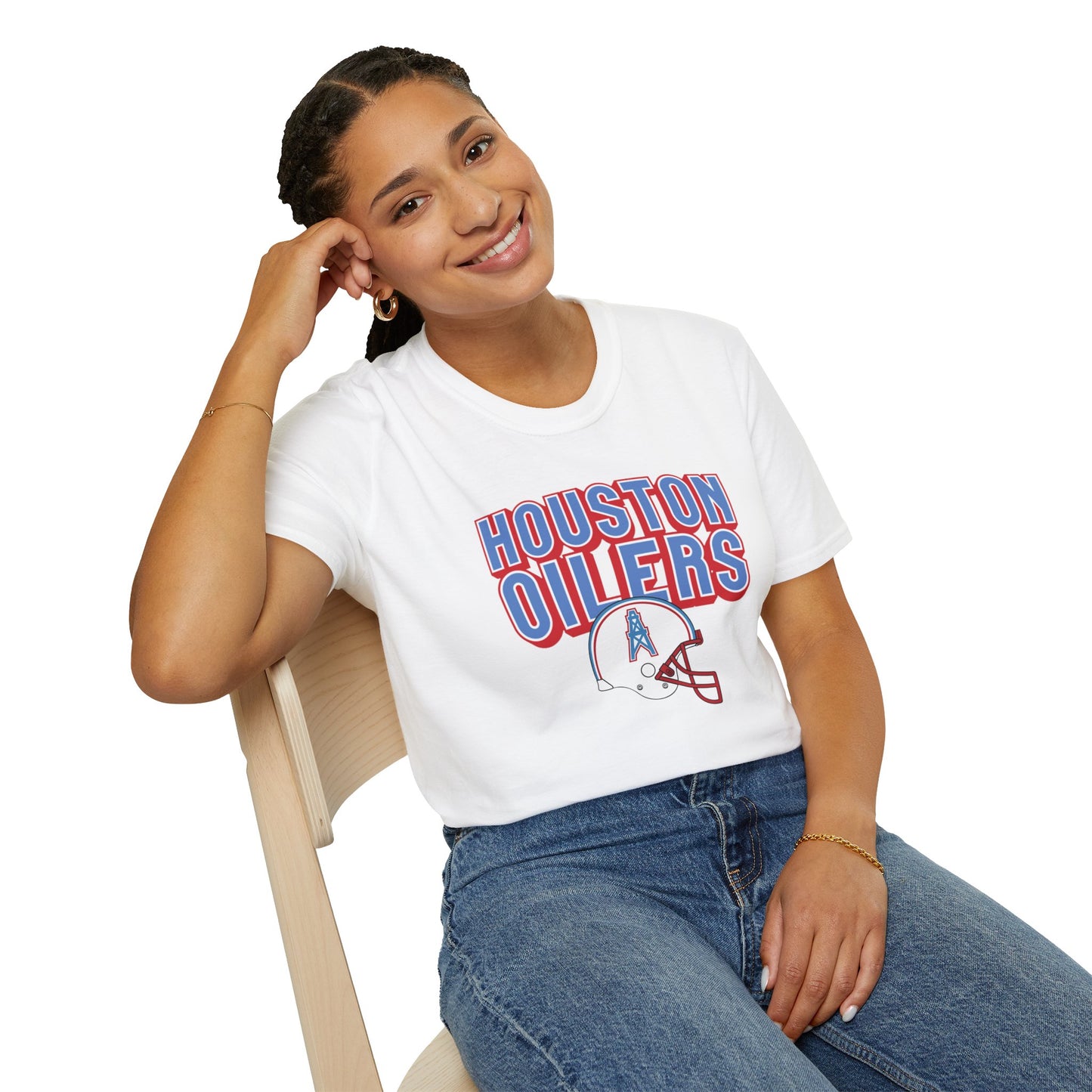 Houston Oilers Retro Helmet Unisex T-Shirt | up to 5X