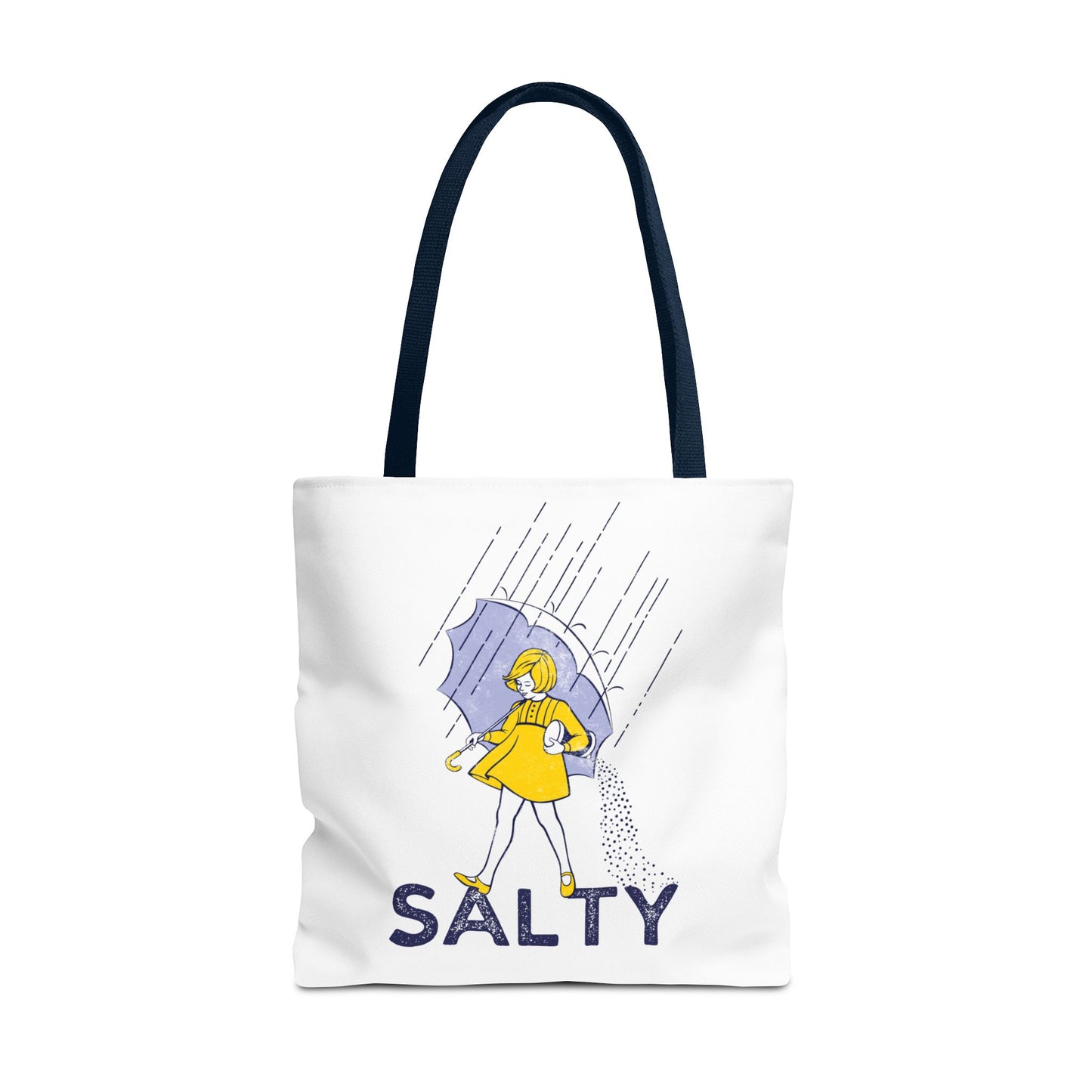 Salty Girl Rain Tote Bag