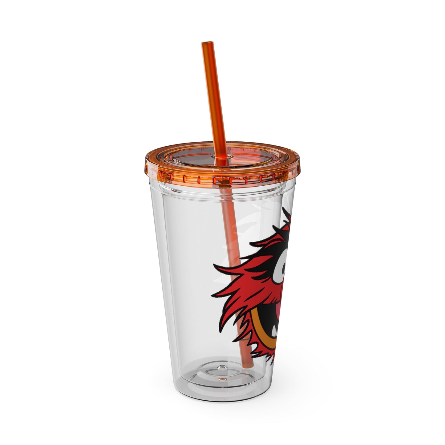 The Muppets 16oz Acrylic Tumbler with Straw — Animal