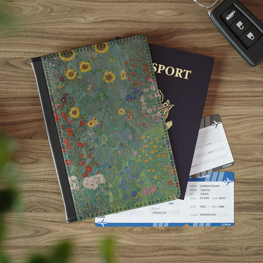 Klimt’s “Farm Garden with Sunflowers” Passport Holder