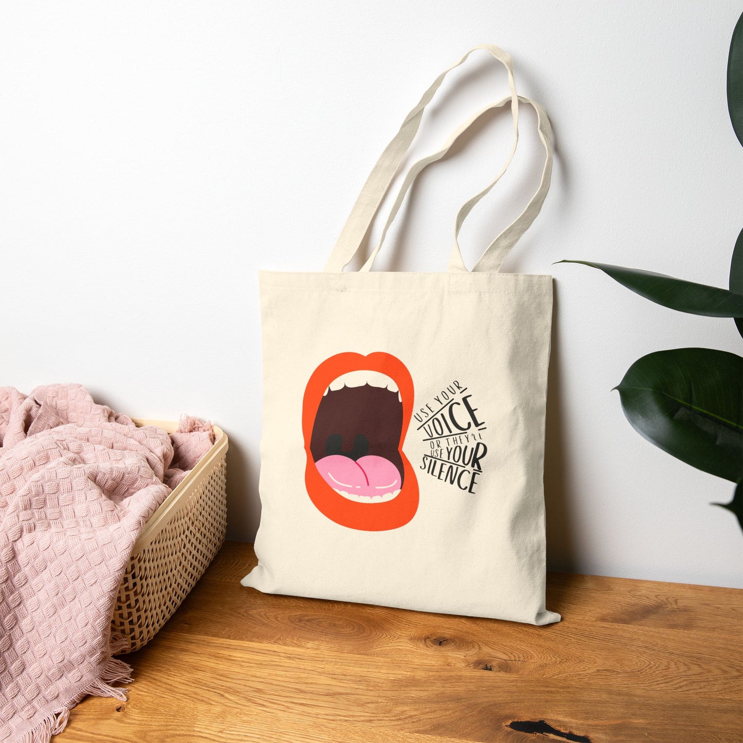 Canvas Tote - “Use Your Voice”
