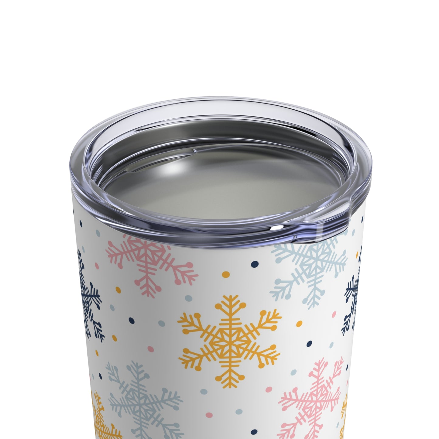 Rocks Tumbler, 10 oz - Sweet Snowflakes