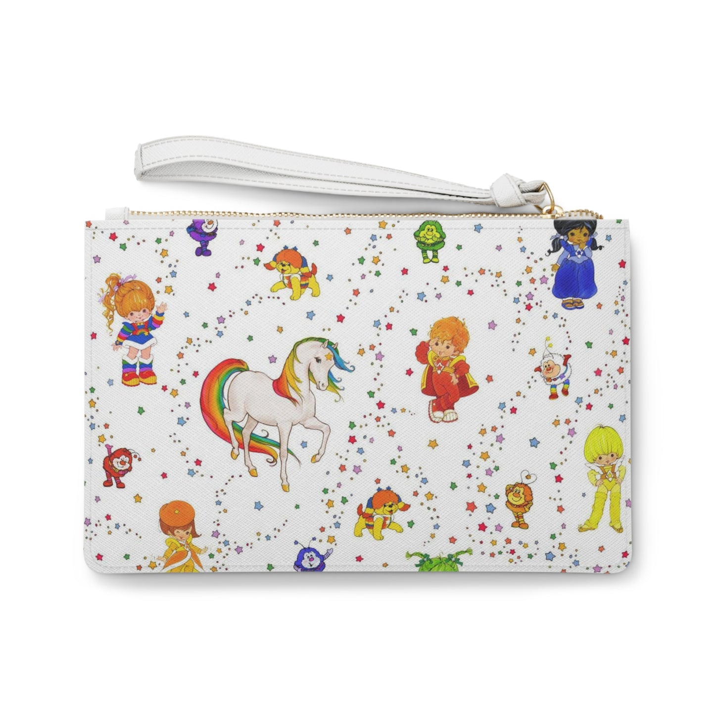 Playful Rainbow Brite Clutch Bag