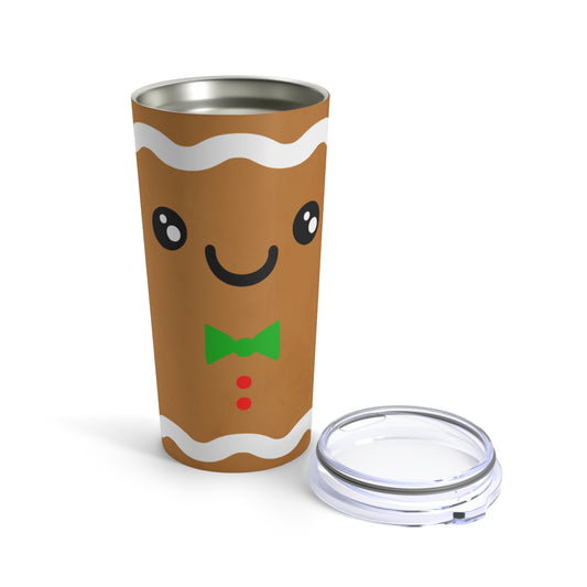 Holiday Tumbler, 20oz - Gingerbread Man