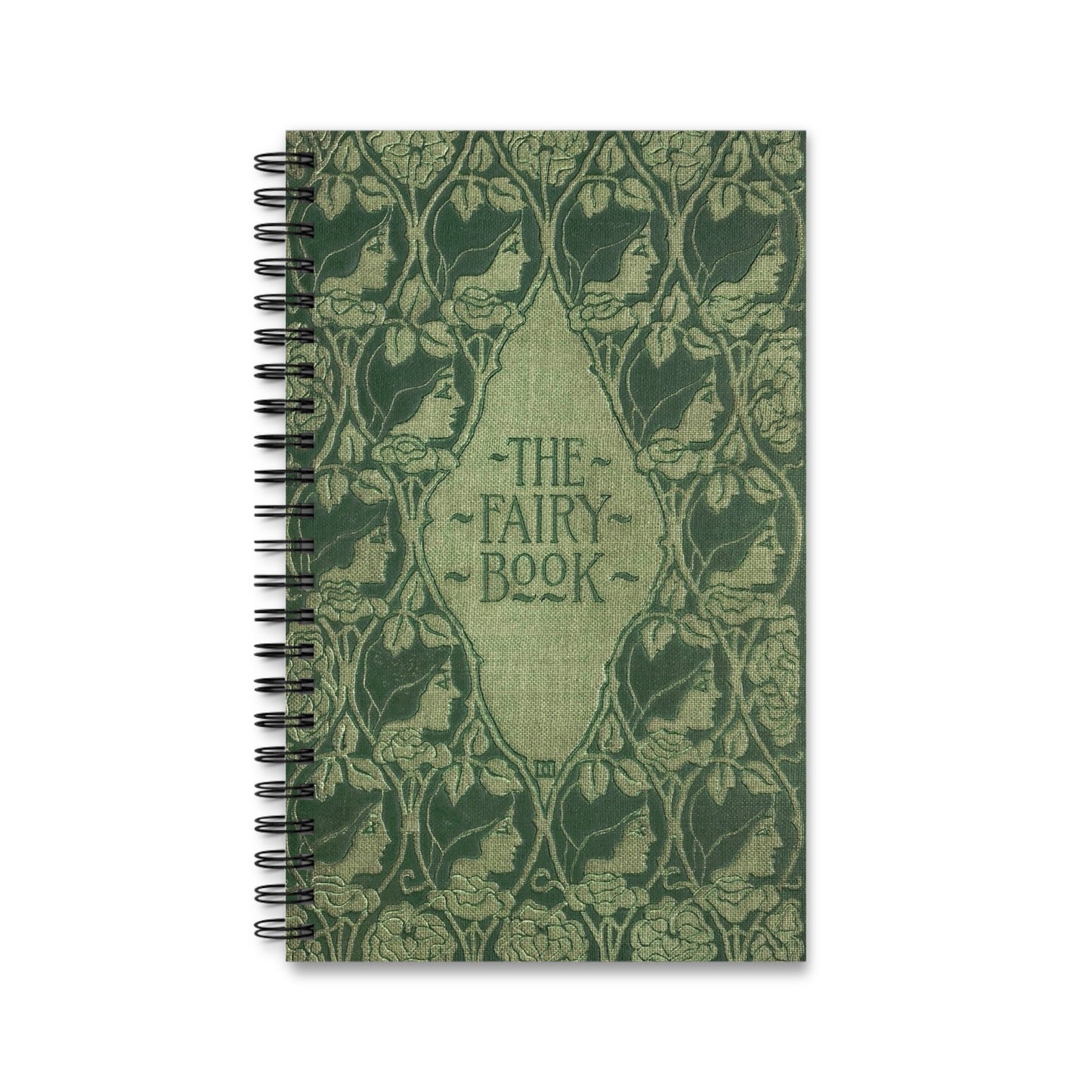 Green Fairy Spiral Notebook | Blank, Dot Grid, Lined, Task