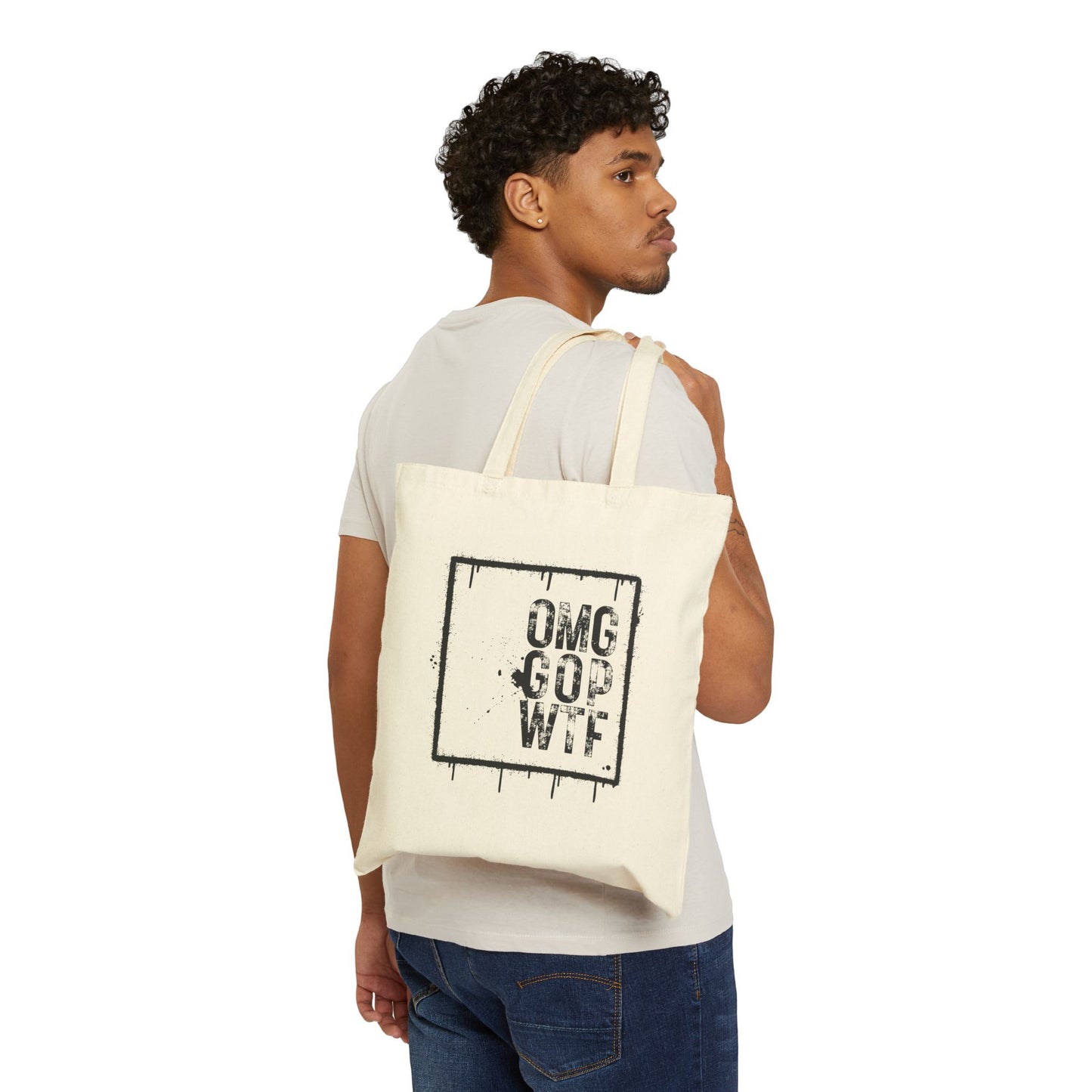 Canvas Tote - OMG WTF GOP