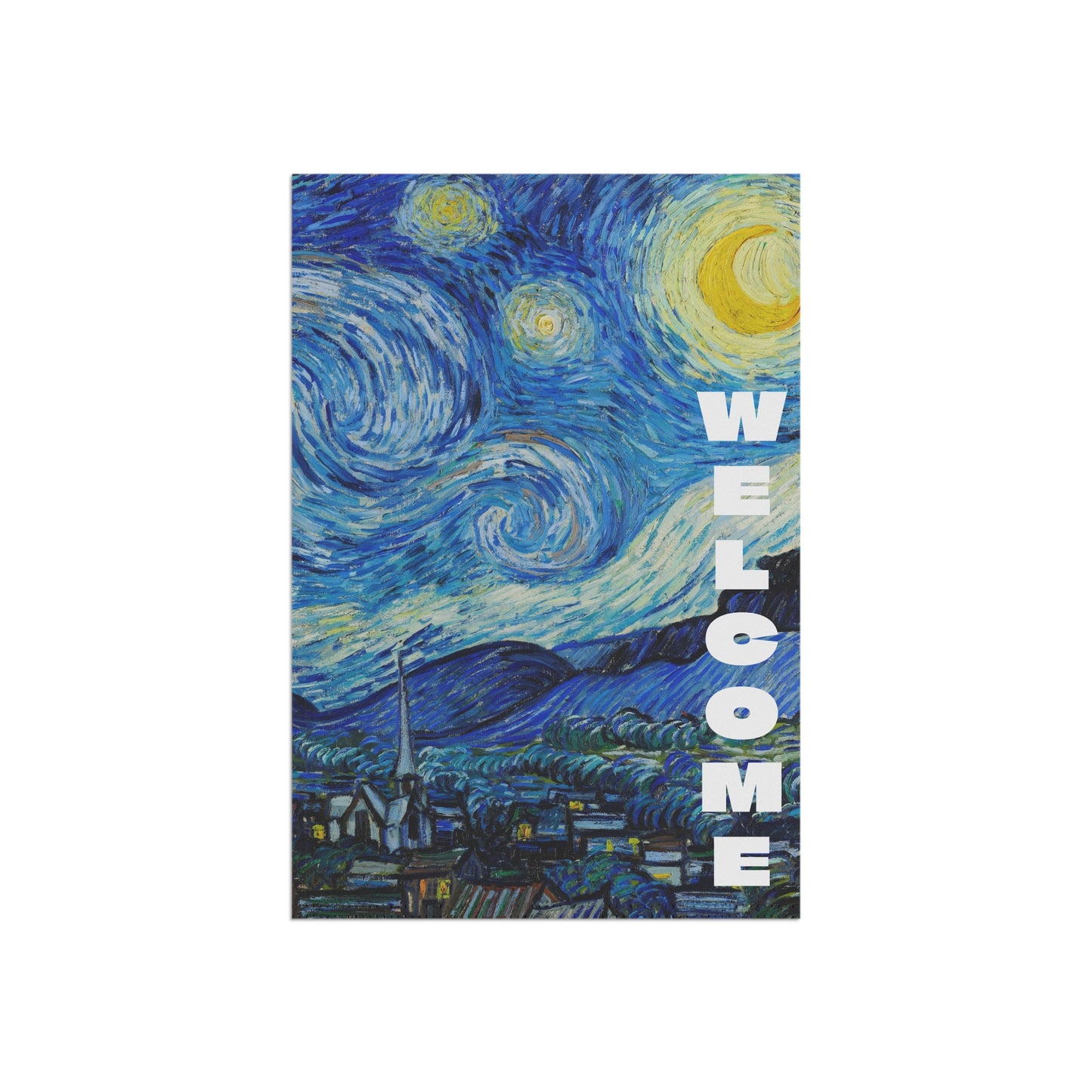 Van Gogh’s “Starry Night” Welcome Banner