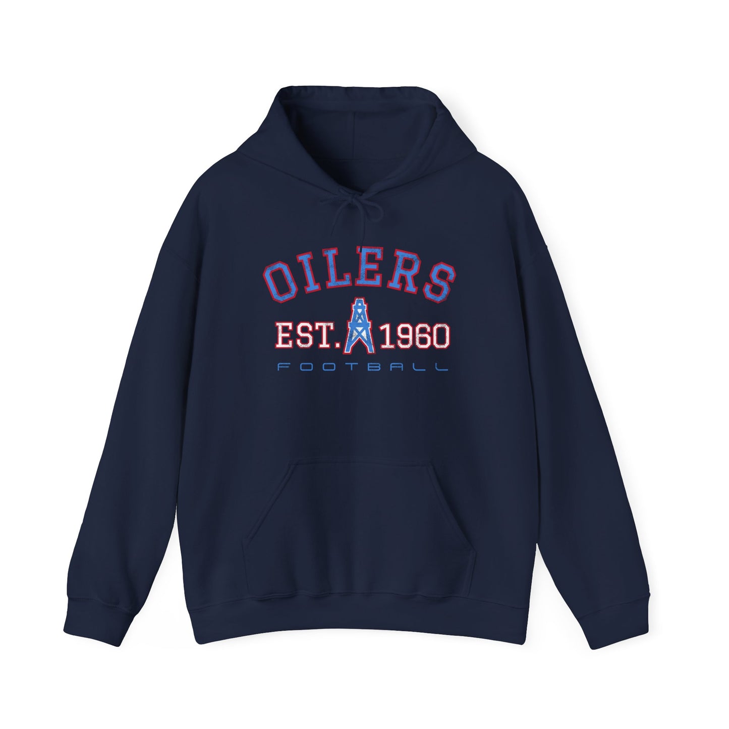 Houston Oilers “Est. 1960” Unisex Hoodie | Up to Size 5X