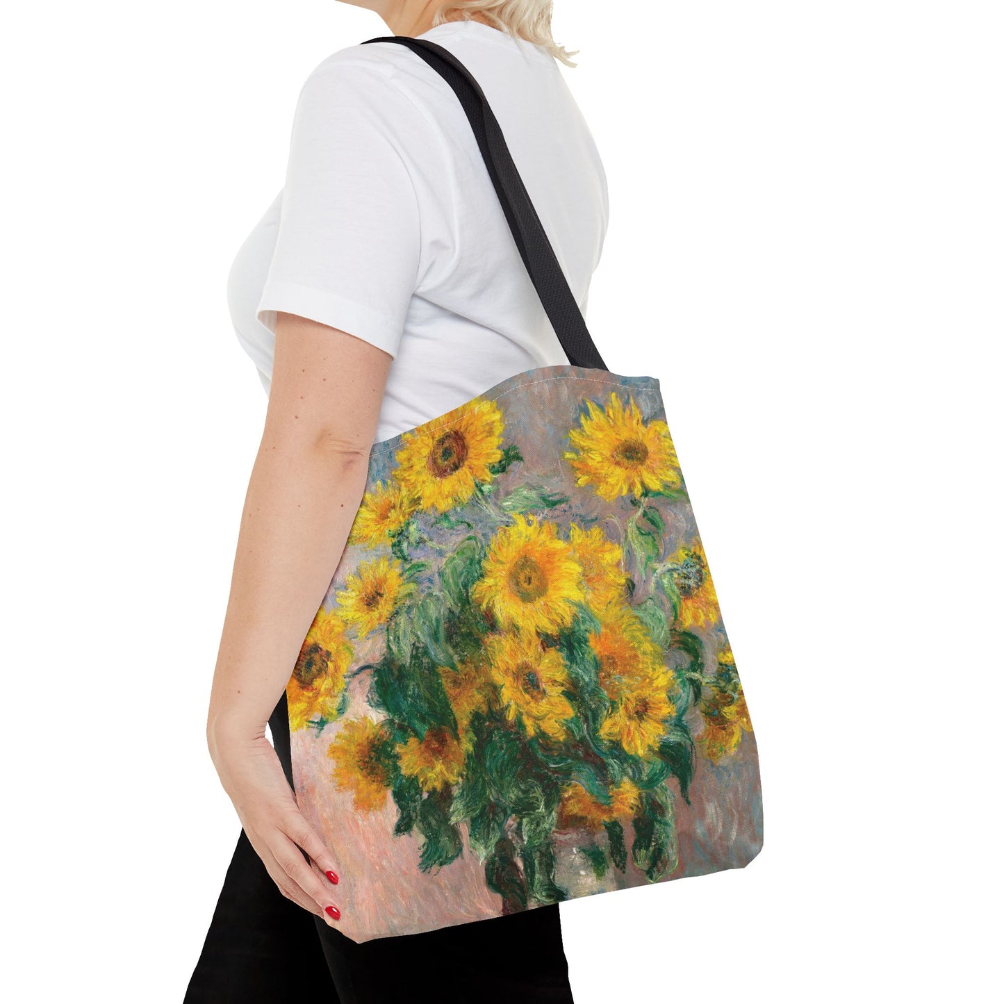 Monet’s Sunflowers Tote Bag