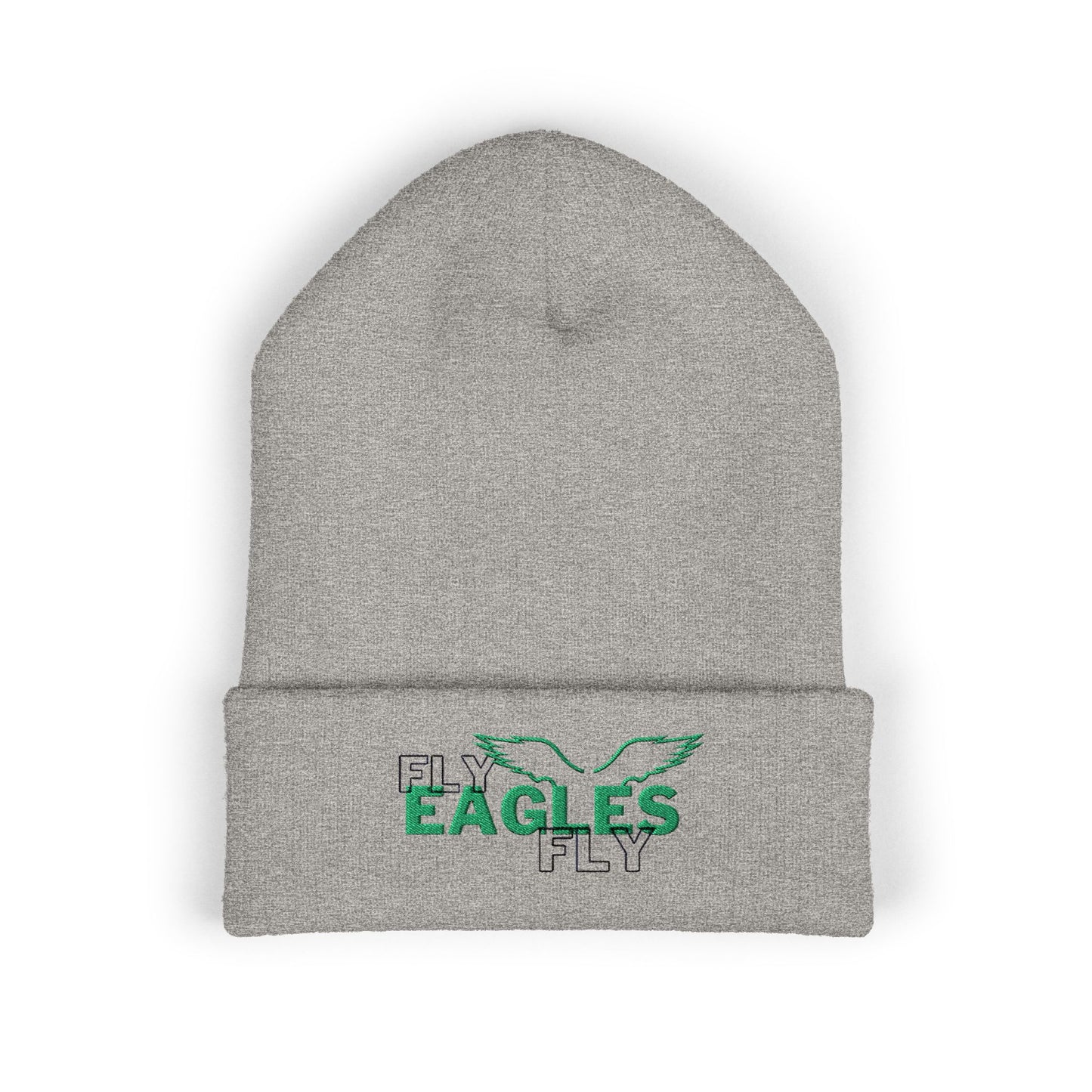 Eagles Embroidered 'Fly Eagles Fly' Cuffed Beanie
