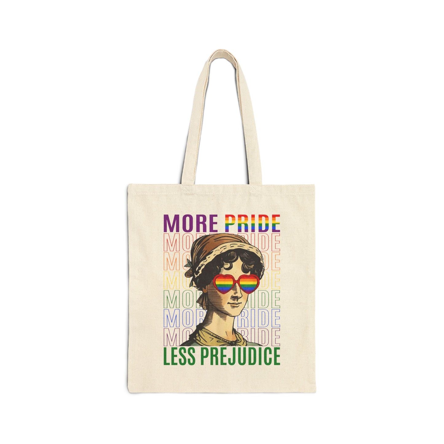Jane Austen LGBTQ+ Canvas Tote