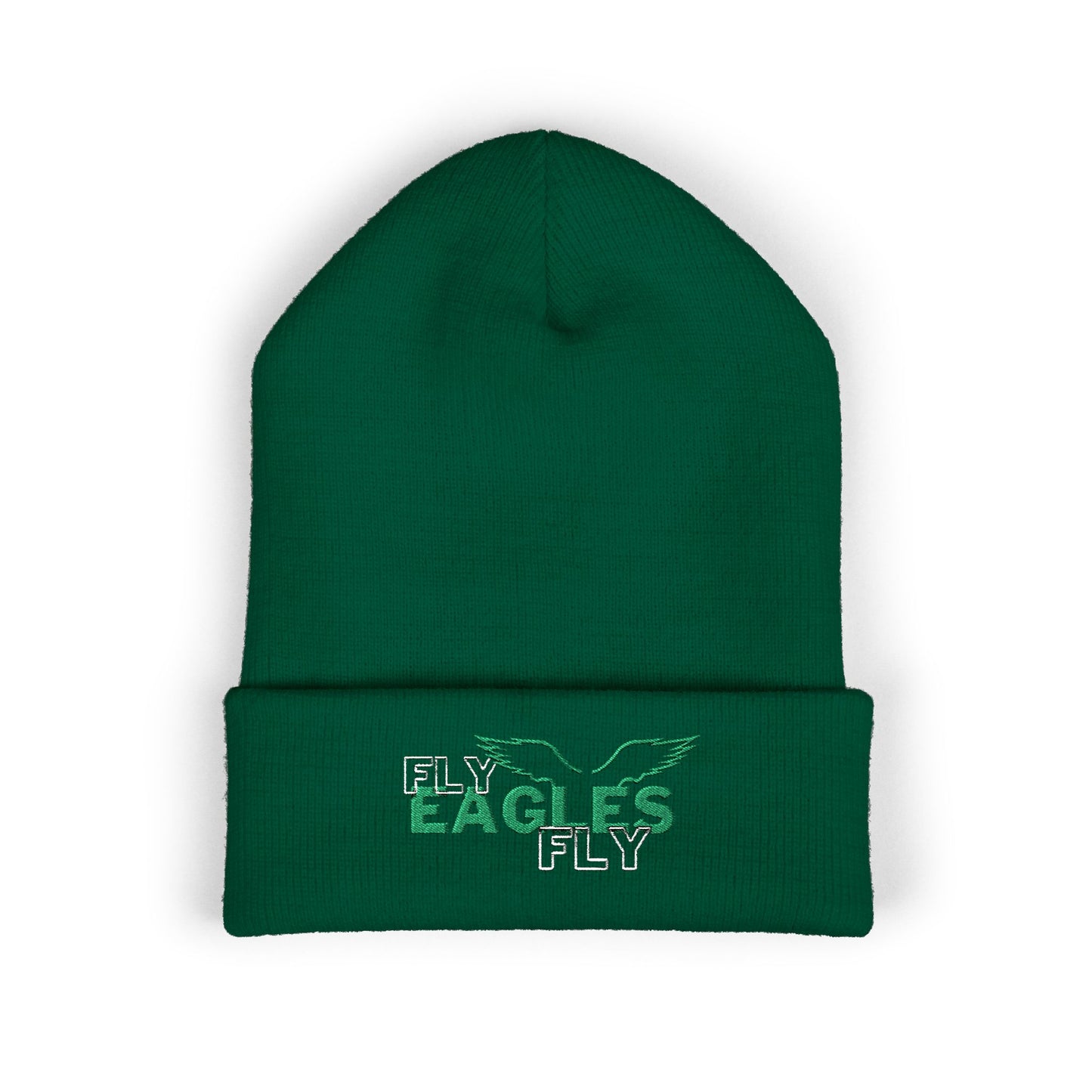 Eagles Embroidered ‘Fly Eagles Fly’ Cuffed Beanie
