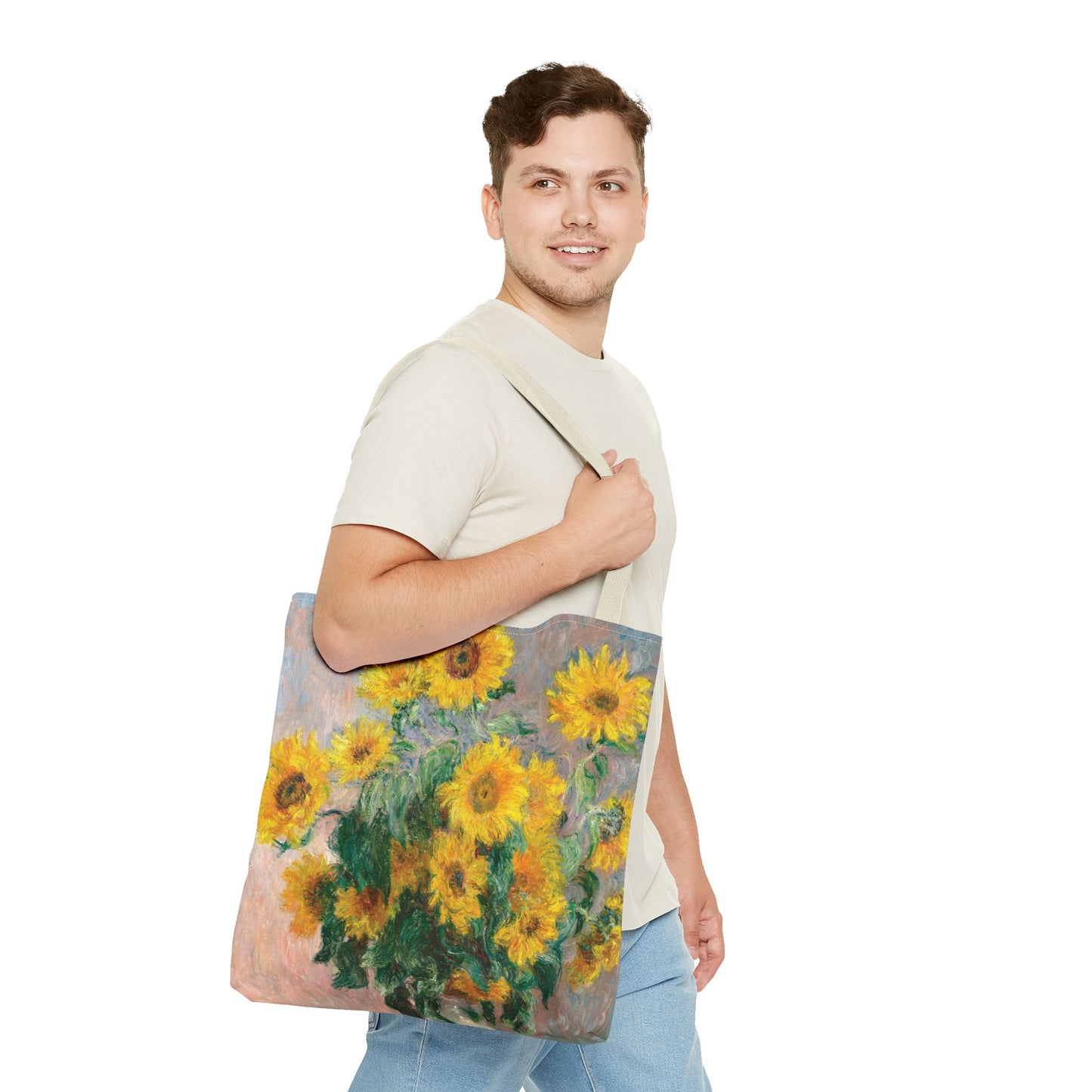 Monet’s Sunflowers Tote Bag