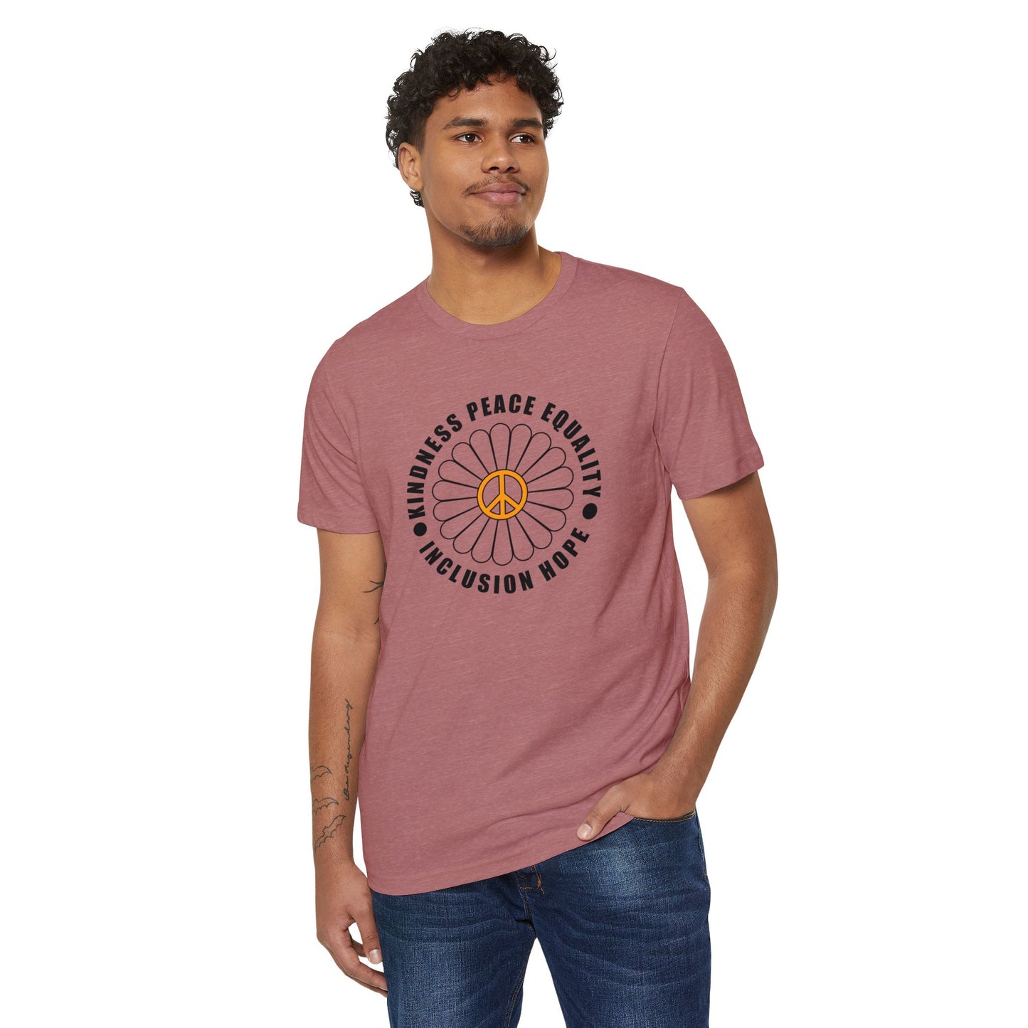Eco-Friendly Unisex Tee - Kindness & Peace