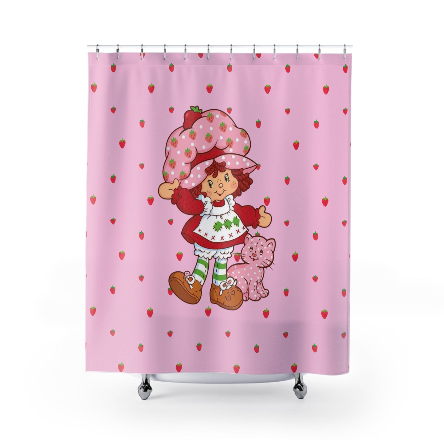 Strawberry Shortcake Kids Shower Curtain