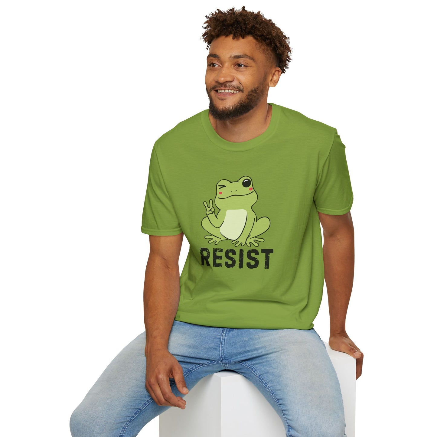 Frog Resistance Unisex Softstyle Tee