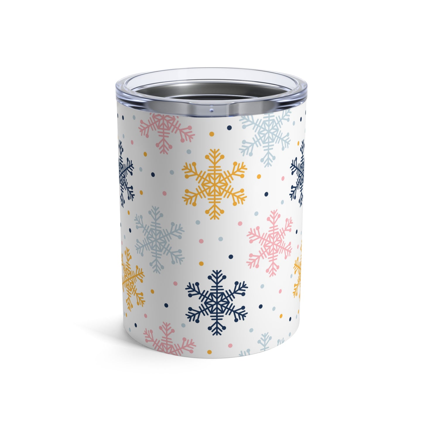 Rocks Tumbler, 10 oz - Sweet Snowflakes