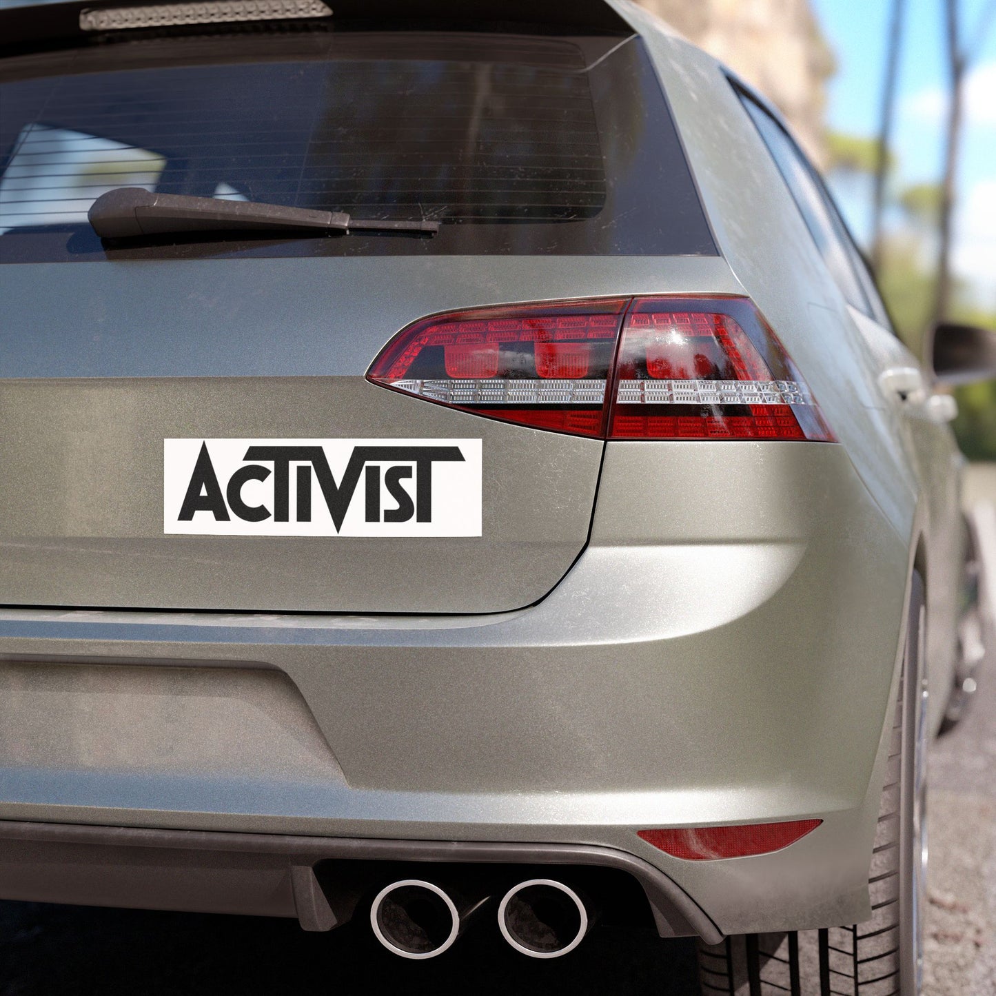 Car Magnet - ‘Activist’ on White