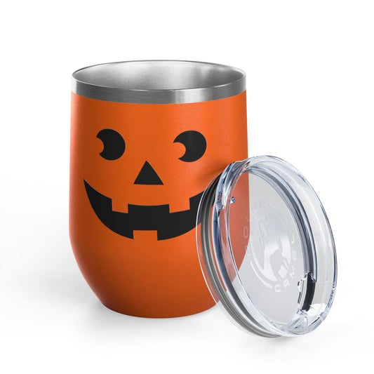 Wine Tumbler - Pumpkin Face