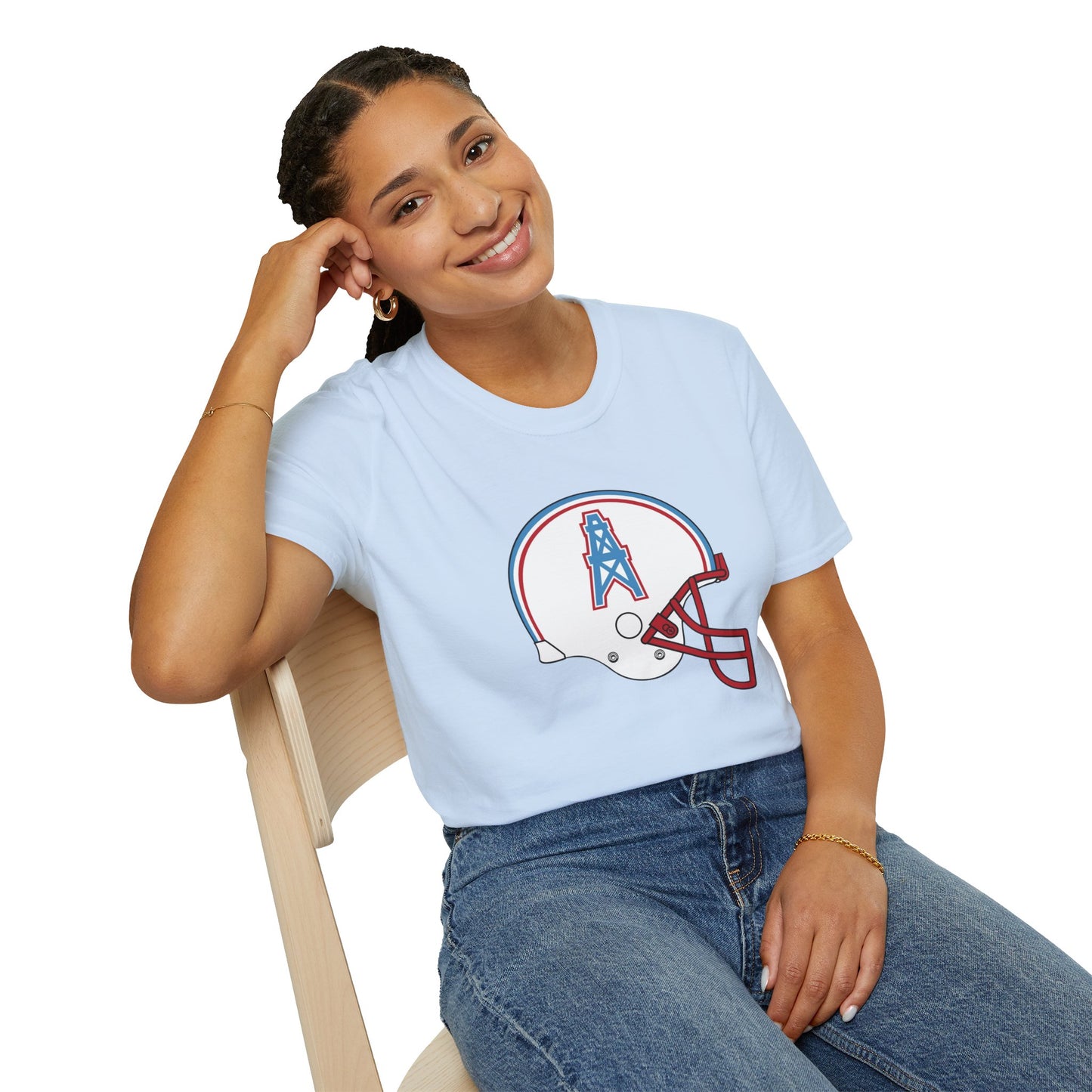 Houston Oilers Retro Helmet Unisex T-Shirt | Up to 5X