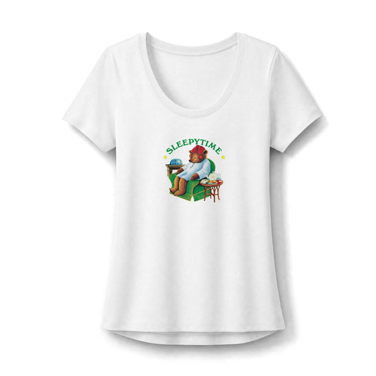 Sleepytime Bear Women’s Scoop Neck Tee