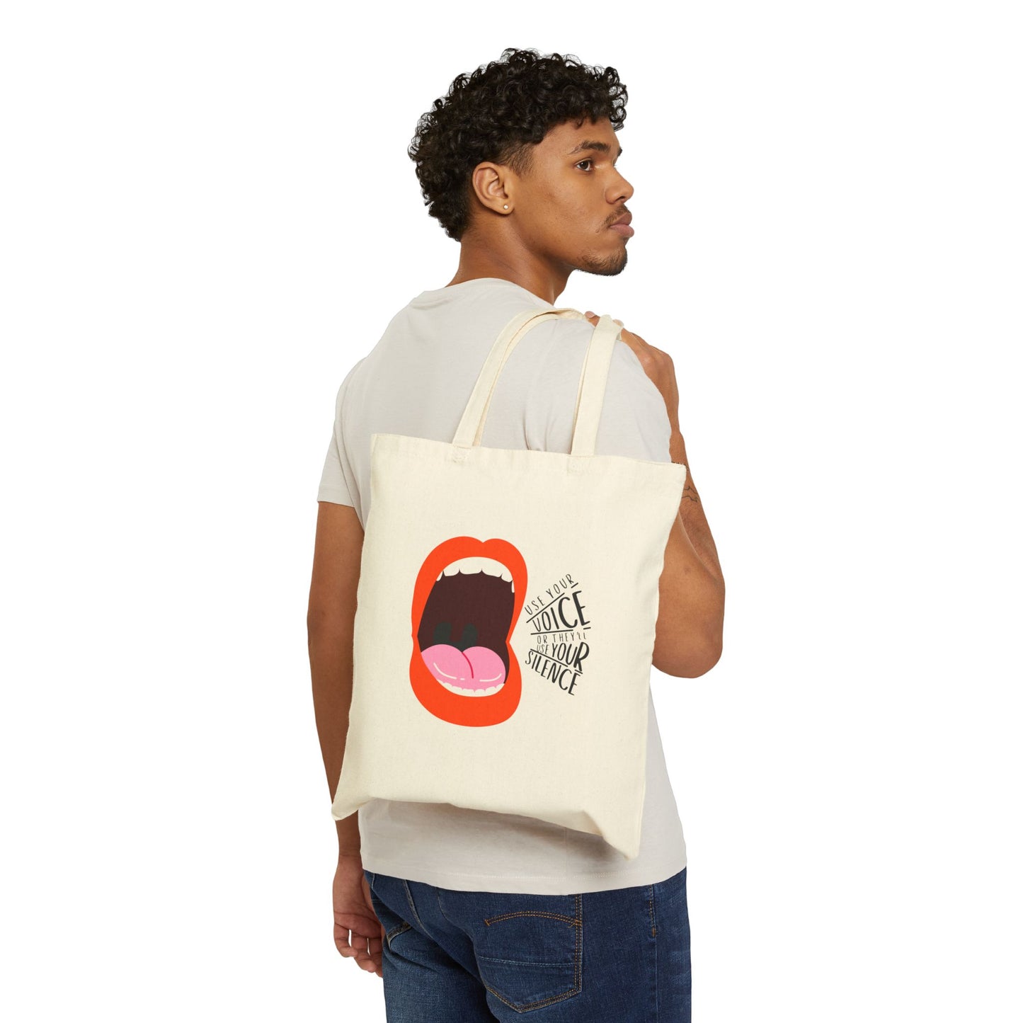 Canvas Tote - “Use Your Voice”