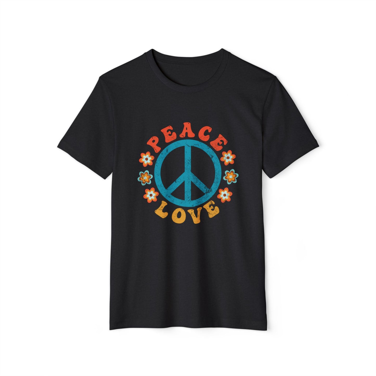 Eco-Friendly Unisex Tee - Peace & Love