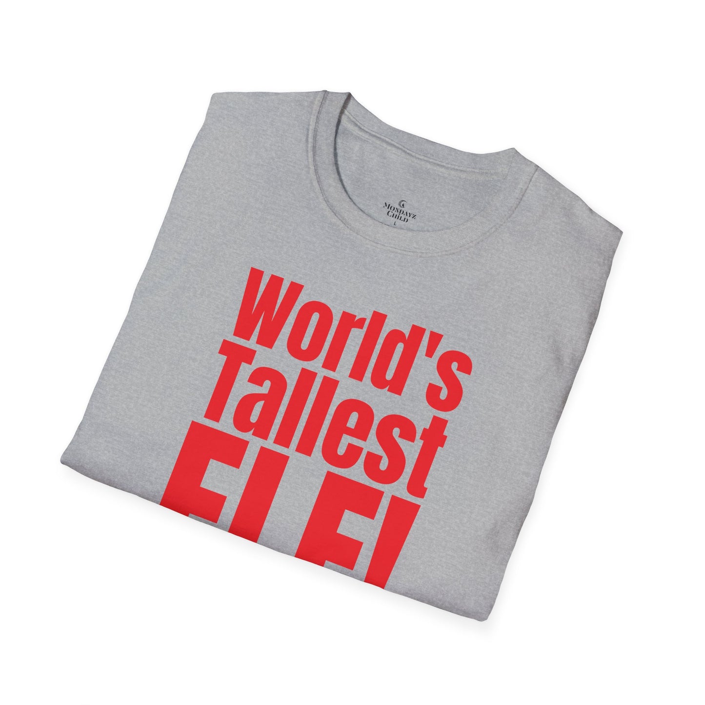 ‘World's Tallest Elf’ Funny Christmas Holiday Tee