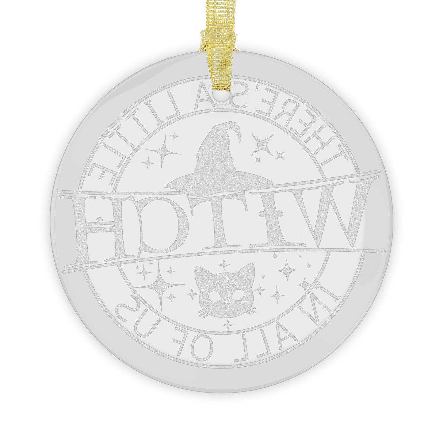 Witchy Glass Ornament